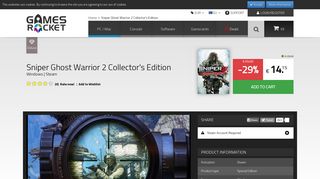 
                            12. Download game Sniper Ghost Warrior 2 Collector's Edition right now!