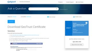 
                            9. Download GeoTrust Certificate