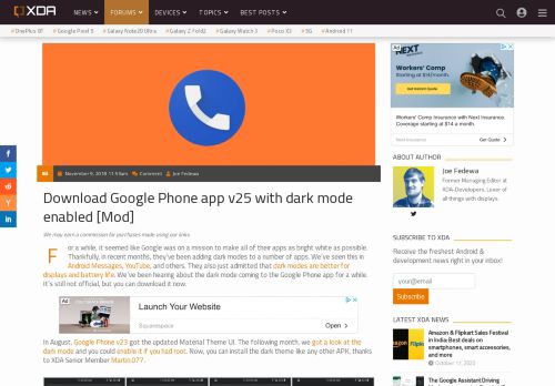 
                            3. Download Google Phone app v25 with dark mode ... - XDA Developers