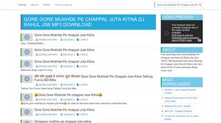 
                            8. Download Gore Gore Mukhde Pe Chappal Juta Kitna Dj Rahul Jsb mp3