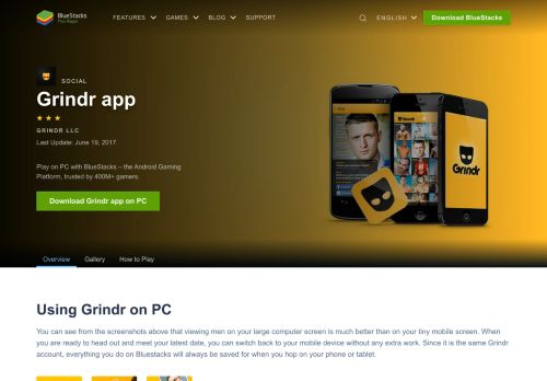 
                            12. Download Grindr app on PC with BlueStacks