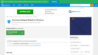 
                            7. Download Hotspot Shield - free - latest version