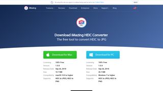 
                            6. Download iMazing HEIC Converter for Mac and PC