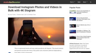 
                            13. Download Instagram Photos and Videos in Bulk with 4K Stogram