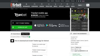 
                            8. Download & Install Titanbet App for your Android or iOS device (2019)