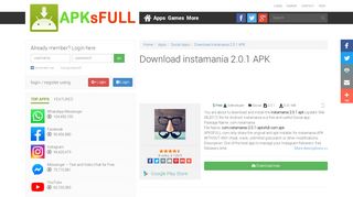 
                            9. Download instamania APK 2.0.1 Full | ApksFULL.com