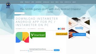 
                            5. Download Instameter Android App For PC / Instameter On PC - Andy ...