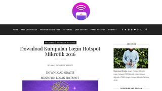 
                            3. Download Kumpulan Login Hotspot Mikrotik 2016 - Mikrotik Login ...