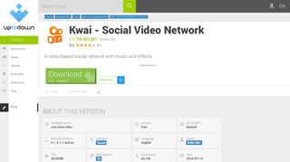 
                            10. download kwai - social video network 1.1.70.501201 free (android)