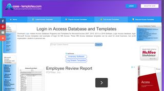 
                            6. Download Login Microsoft Access Templates and Access Database ...