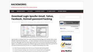 
                            1. Download Login Spoofer-Gmail, Yahoo, Facebook, Hotmail password ...