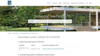 
                            13. Download Lumion LiveSync for ArchiCAD – Lumion