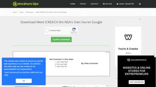 
                            13. Download Meet ICREACH the NSA's Own Secret Google - DocShare ...