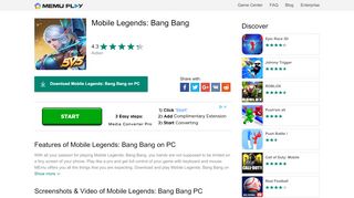 
                            13. Download Mobile Legends bang bang on PC with MEmu