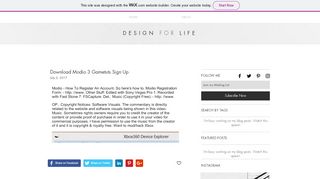 
                            7. Download Modio 3 Gametuts Sign Up | mysite - Wix.com