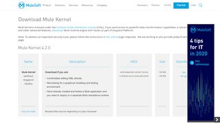 
                            10. Download Mule Kernel | MuleSoft Developers - Mule ESB