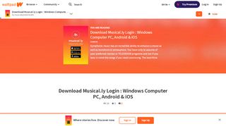 
                            7. Download Musical.ly Login : Windows Computer PC ... - Wattpad