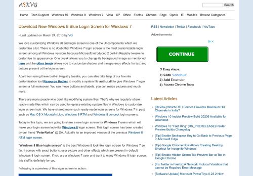 
                            5. Download New Windows 8 Blue Login Screen for Windows 7 - AskVG