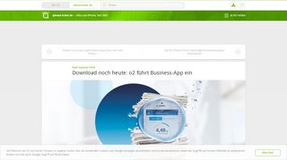 
                            8. Download noch heute: o2 führt Business-App ein › iphone-ticker.de