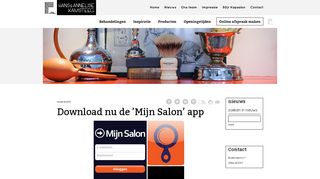 
                            11. Download nu de 'Mijn Salon' app - Kapsalon Kamsteeg