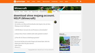 
                            7. download ohne mojang-account HELP: Minecraft - Spieletipps