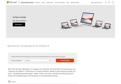 
                            5. Download Remoteserver-Verwaltungstools für Windows 10 from ...