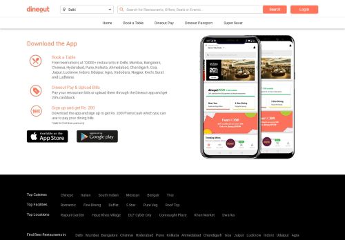 
                            4. Download Restaurant Table Booking App For Discounts ... - Dineout
