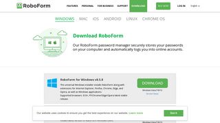 
                            9. Download RoboForm Password Manager for Windows