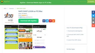 
                            10. Download SAFE SHOP LOGIN on PC & Mac with AppKiwi ...