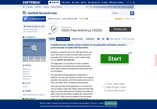 
                            6. Download SanDisk SecureAccess 3.02 - Softpedia