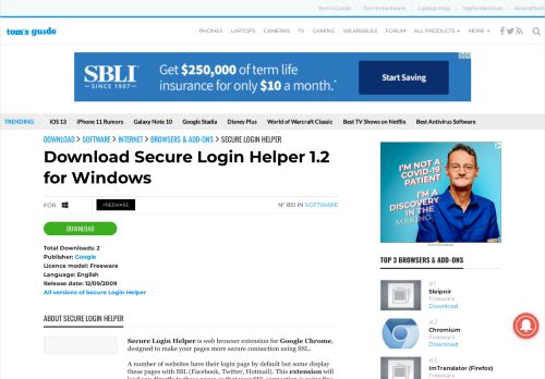 
                            1. Download Secure Login Helper 1.2 (Free) for Windows