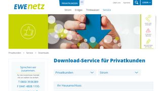 
                            8. Download-Service für Privatkunden | EWE NETZ GmbH