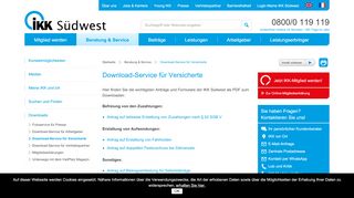 
                            11. Download-Service für Versicherte - IKK Südwest