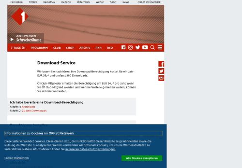 
                            3. Download-Service - oe1.ORF.at