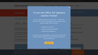 
                            4. Download Signature Manager Office 365 Edition | Exclaimer