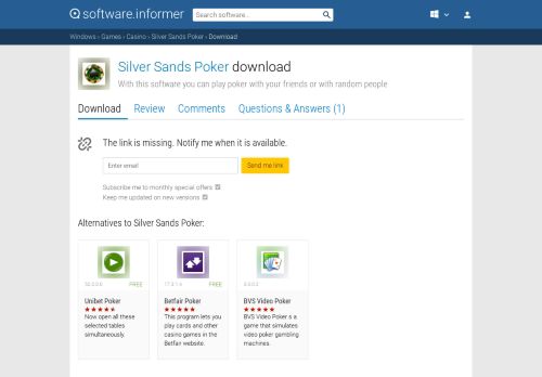 
                            4. Download Silver Sands Poker by Silversandspoker.com