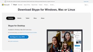 
                            3. Download Skype for Desktop | Available for Windows, Mac and Linux