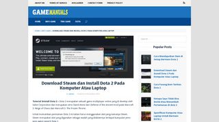 
                            11. Download Steam dan Install Dota 2 Pada Komputer Atau Laptop ...