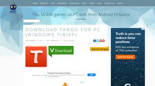 
                            3. Download Tango For PC | Tango For Windows | Andy