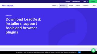 
                            3. Download the installer – LeadDesk