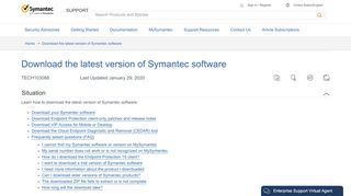 
                            2. Download the latest version of Symantec software - ...