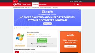 
                            6. Download the latest version of Windows Live Mail free in English on ...