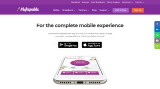 
                            8. Download the MyRepublic Mobile app - MyRepublic