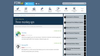 
                            3. Download three monkey vpn for free (Windows)
