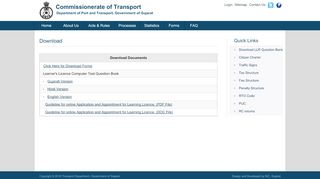 
                            11. Download | Transport Department - RTO Gujarat