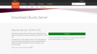 
                            4. Download Ubuntu Server | Download | Ubuntu