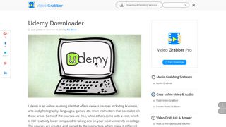 
                            10. Download UDEMY Videos – Start Easy Learning Today - Video Grabber