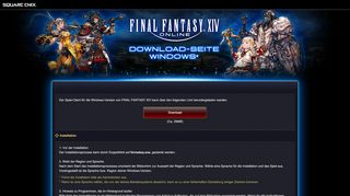 
                            6. Download und Installation des Spiel-Clients für FINAL FANTASY XIV ...