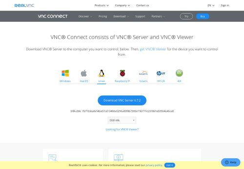 
                            8. Download VNC Server for Linux | VNC® Connect - RealVNC