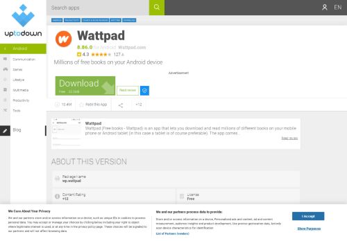 
                            6. download wattpad free (android)